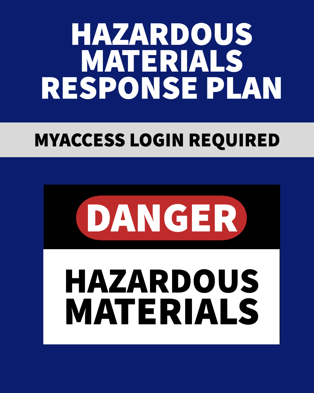 Hazardous Materials Response Plan