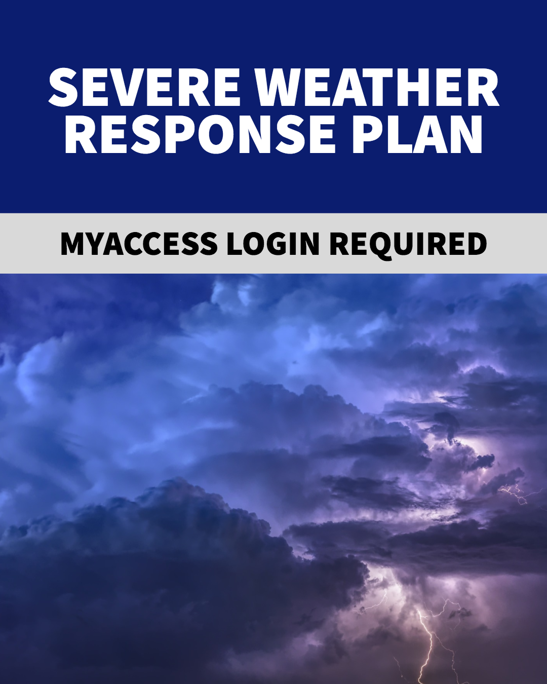 Severe Weather Response Plan