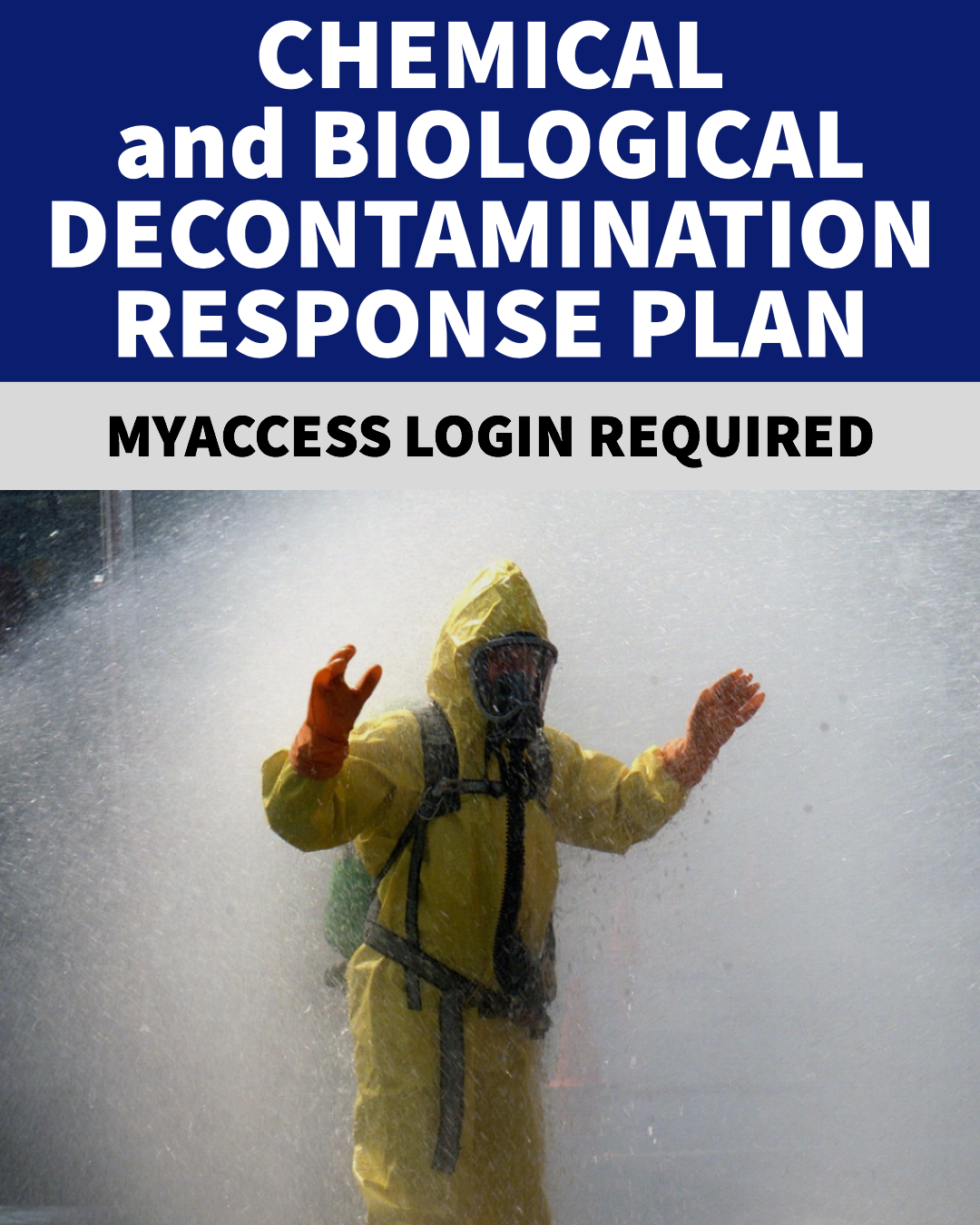 Chemical or Biological Decontamination Response Plan