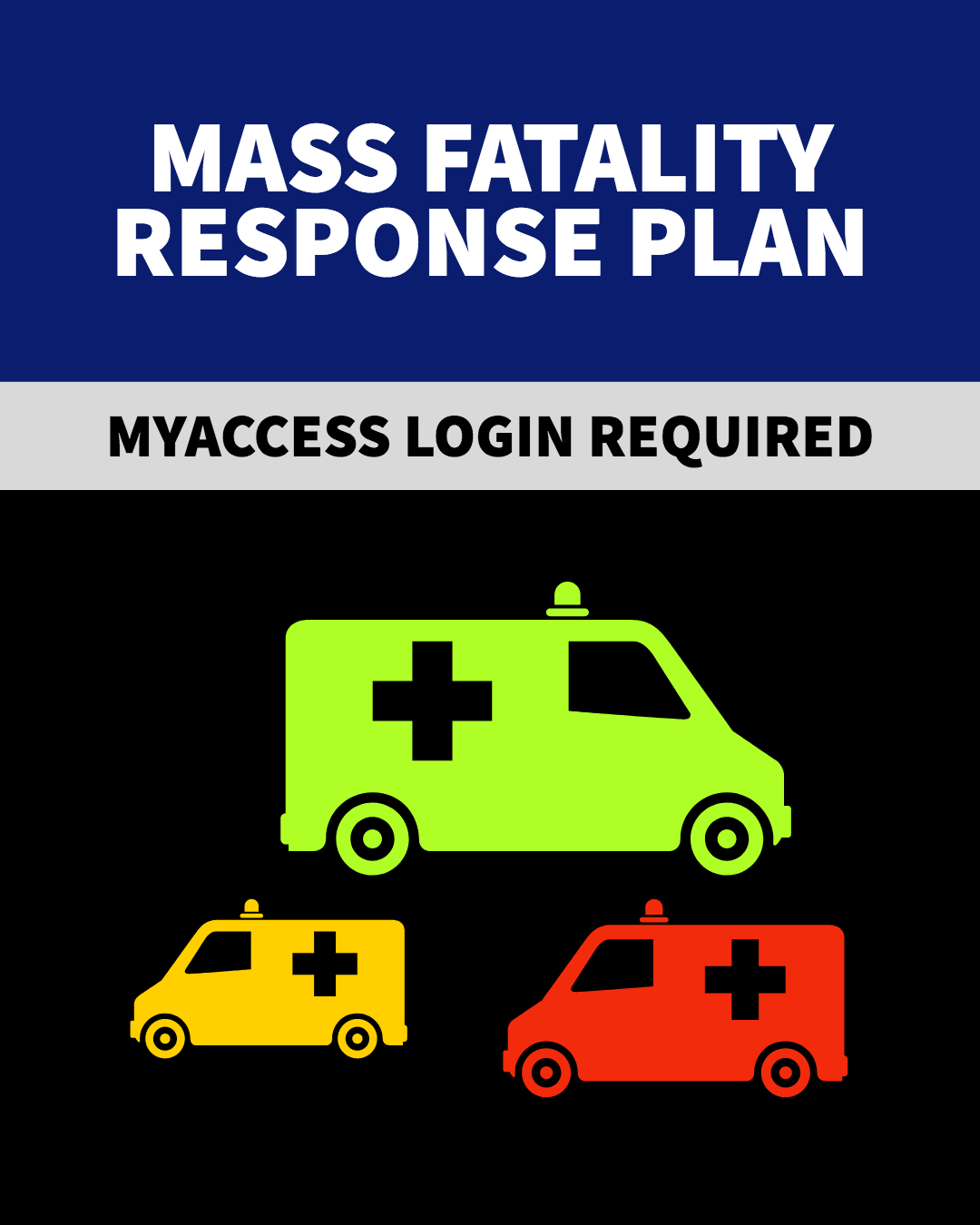 Mass Fatality Response Plan